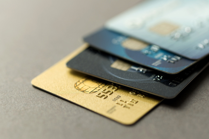 stack of credit cards
