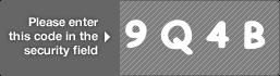 captcha code for visual authentication  number 9 letter Q number 4 letter B