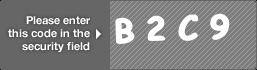 captcha code for visual authentication  letter B number 2 letter C number 9