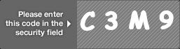 captcha code for visual authentication  letter C number 3 letter M number 9