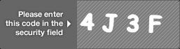 captcha code for visual authentication  number 4 letter J number 3 letter F
