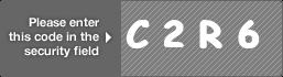 captcha code for visual authentication  letter C number 2 letter R number 6