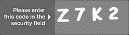 captcha code for visual authentication  letter Z number 7 letter K number 2