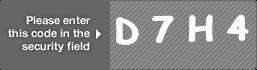 captcha code for visual authentication  letter D number 7 letter H number 4