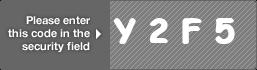 captcha code for visual authentication  letter Y number 2 letter F number 5