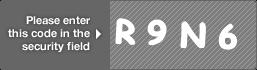 captcha code for visual authentication  letter R number 9 letter N number 6