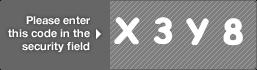 captcha code for visual authentication  letter X number 3 letter Y number 8