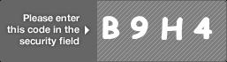 captcha code for visual authentication  letter B number 9 letter H number 4