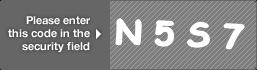 captcha code for visual authentication  letter N number 5 letter S number 7
