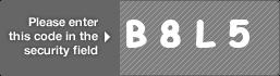 captcha code for visual authentication  letter B number 8 letter L number 5