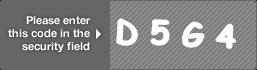 captcha code for visual authentication  letter D number 5 letter G number 4