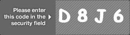 captcha code for visual authentication  letter D number 8 letter J number 6