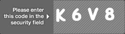 captcha code for visual authentication  letter K number 6 letter V number 8