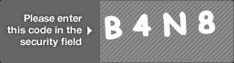captcha code for visual authentication  letter B number 4 letter N number 8