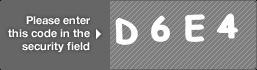 captcha code for visual authentication  letter D number 6 letter E number 4