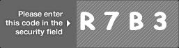 captcha code for visual authentication  letter R number 7 letter B number 3