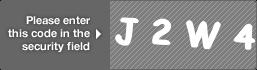 captcha code for visual authentication  letter J number 2 letter W number 4