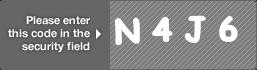 captcha code for visual authentication  letter N number 4 letter J number 6