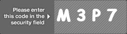 captcha code for visual authentication  letter M number 3 letter P number 7