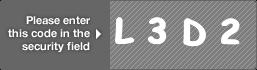 captcha code for visual authentication  letter L number 3 letter D number 2