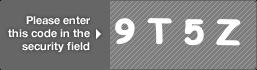 captcha code for visual authentication  number 9 letter T number 5 letter Z