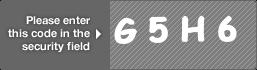 captcha code for visual authentication  letter G number 5 letter H number 6