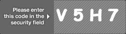 captcha code for visual authentication  letter V number 5 letter H number 7