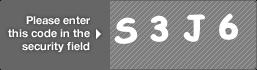 captcha code for visual authentication  letter S number 3 letter J number 6