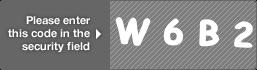 captcha code for visual authentication  letter W number 6 letter B number 2