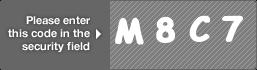 captcha code for visual authentication  letter M number 8 letter C number 7
