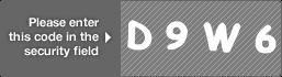 captcha code for visual authentication  letter D number 9 letter W number 6