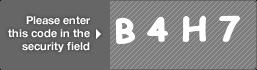 captcha code for visual authentication  letter B number 4 letter H number 7