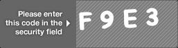 captcha code for visual authentication  letter F number 9 letter E number 3