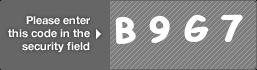 captcha code for visual authentication  letter B number 9 letter G number 7