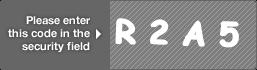 captcha code for visual authentication  letter R number 2 letter A number 5