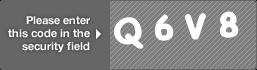 captcha code for visual authentication  letter Q number 6 letter V number 8